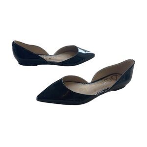 Sam Edelman | 7.5 | Women | Black Patent Leather Minimal 80s Flats